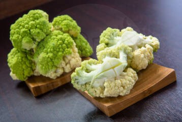 Cavolfiore verde mondato